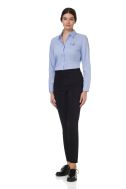    080613-12-AZZURRO-Camicia Donna Azzurra No Stiro
