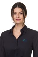    080613-39-NERO-Camicia Donna Nera No Stiro