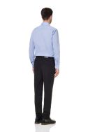    1100-F170-10-AZZURRO-Camicia Uomo Azzurra No Stiro