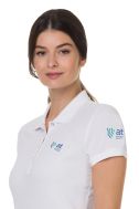    K255-BIANCO-Polo Donna Bianca