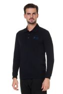    K256-Polo uomo manica lunga nero