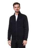    K4010-Felpa uomo full zip nero