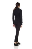    K4011-Felpa donnafull zip nero
