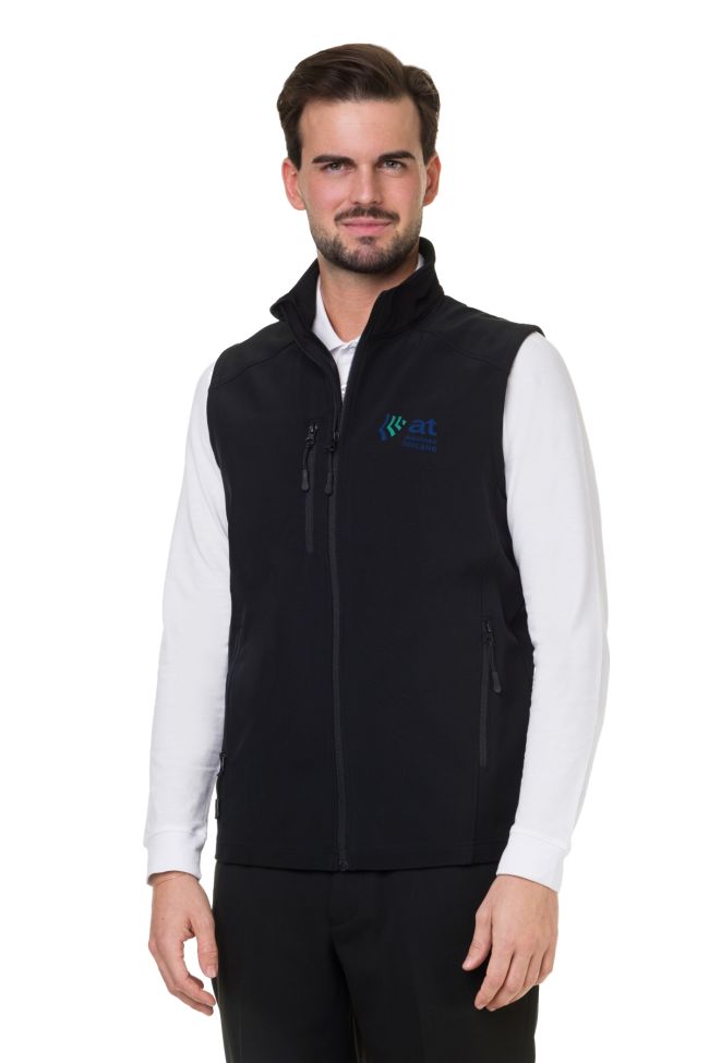    K403-Gilet uomo Softshell nero